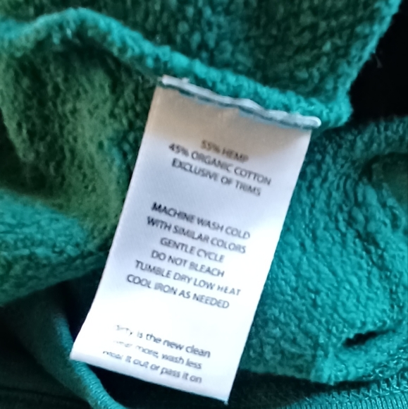 Toad&Co Epiq Poncho hoodie hemp cotton green - Picture 4 of 8